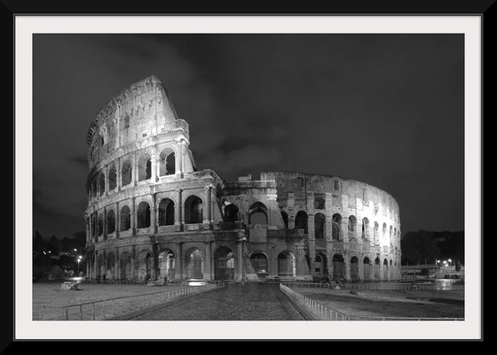 "Outside of Colosseum in Rome, Italy"