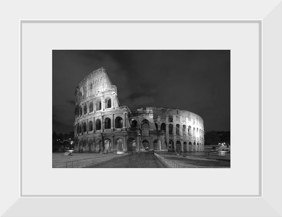 "Outside of Colosseum in Rome, Italy"