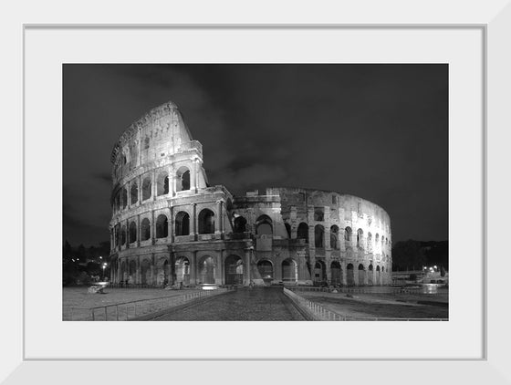 "Outside of Colosseum in Rome, Italy"