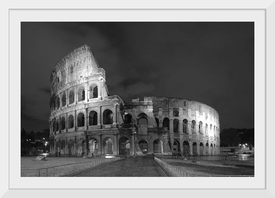 "Outside of Colosseum in Rome, Italy"