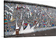  Immerse yourself in the vibrant and intricate world of “Berlin Wall East Side Gallery” by Guy Percival. This mesmerizing artwork, now available as a high-quality print, encapsulates the tumultuous energy and profound transformation of one of history’s most iconic landmarks. Every stroke, every color, every shape tells a story of change, resilience, and unity. 