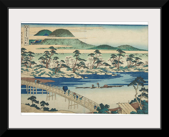 "Yamashiro Arashiyama Togetsukyo", Katsushika Hokusai