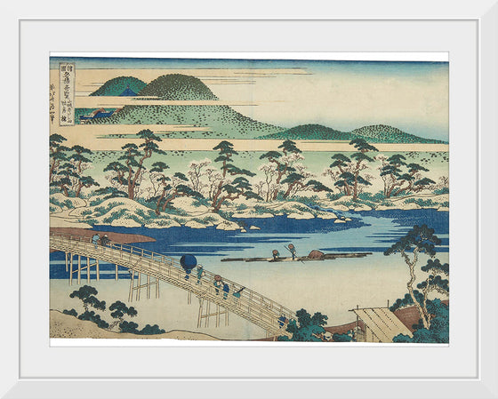 "Yamashiro Arashiyama Togetsukyo", Katsushika Hokusai