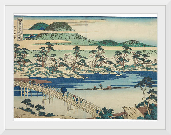 "Yamashiro Arashiyama Togetsukyo", Katsushika Hokusai