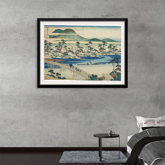 "Yamashiro Arashiyama Togetsukyo", Katsushika Hokusai