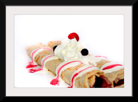 "Crepes with Fruit and Whip"