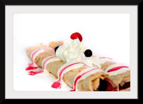 "Crepes with Fruit and Whip"