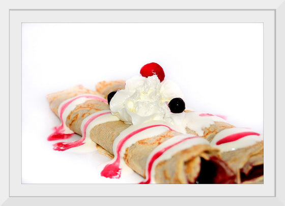 "Crepes with Fruit and Whip"