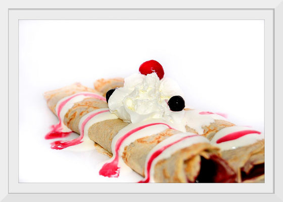 "Crepes with Fruit and Whip"