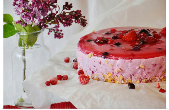 "Raspberry Ice cream cake"