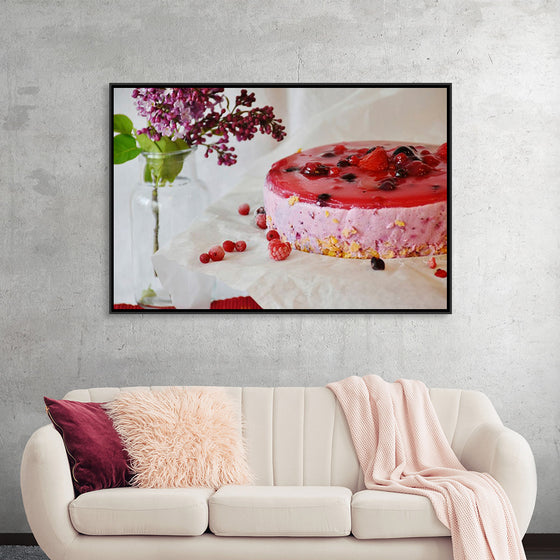 "Raspberry Ice cream cake"