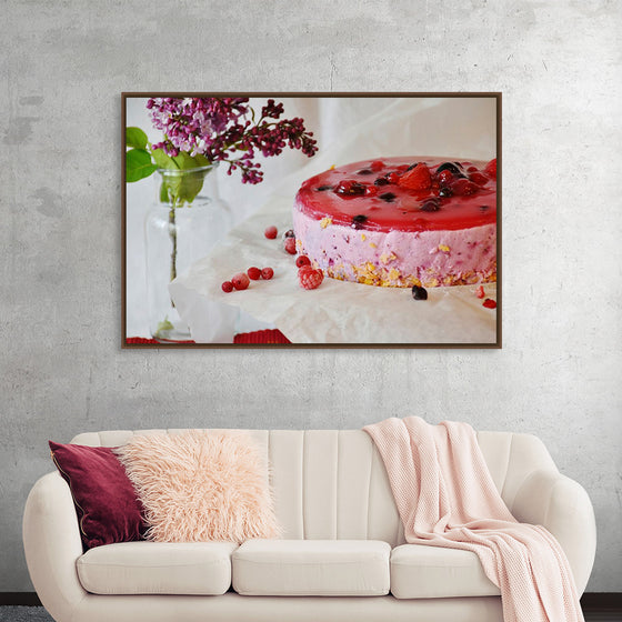 "Raspberry Ice cream cake"