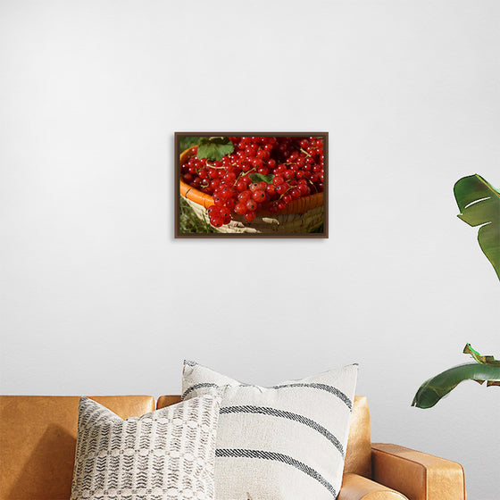 "Red currants in bowl"