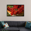 "Red currants in bowl"