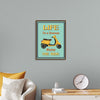 "Vespa Moped Retro Poster"