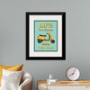 "Vespa Moped Retro Poster"