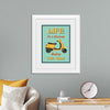 "Vespa Moped Retro Poster"