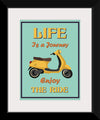 "Vespa Moped Retro Poster"