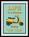 "Vespa Moped Retro Poster"