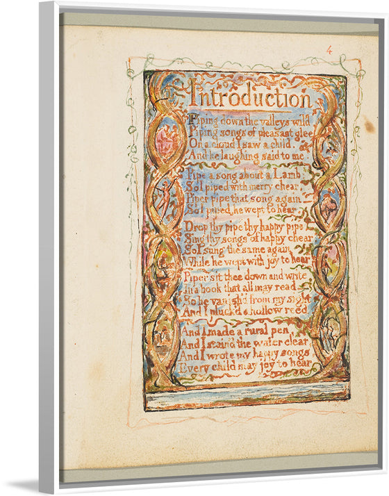 "Songs of Innocence- Introduction",  William Blake