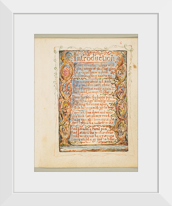 "Songs of Innocence- Introduction",  William Blake