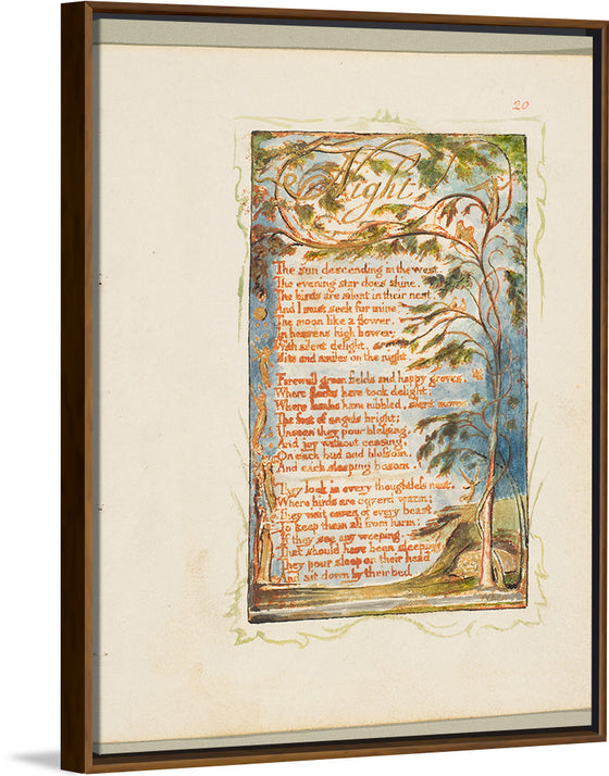 "Songs of Innocence and of Experience- Night", William Blake