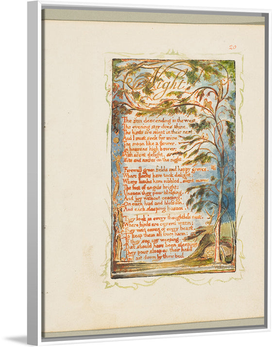 "Songs of Innocence and of Experience- Night", William Blake