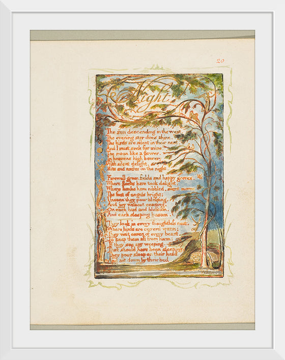 "Songs of Innocence and of Experience- Night", William Blake