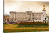 “Buckingham Palace” is an exquisite print that captures the intricate dance of light and shadow, texture and form. Every detail, from the majestic facade of the palace to the meticulously manicured gardens, is captured with stunning clarity. The golden hue of the sunrise bathes the edifice in a warm, inviting glow, promising to add a touch of elegance and grandeur to any space.
