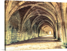  This evocative photograph captures the stark beauty of a long stone tunnel with arched ceilings. The tunnel stretches into the distance, its smooth curves and rough-hewn stones creating a sense of mystery and intrigue. Faint lines of mortar snake between the stones, hinting at the immense labor that went into its creation.