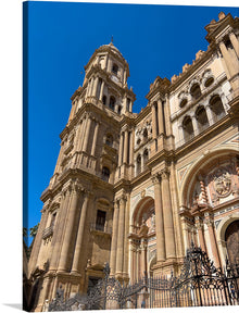  “Malaga Cathedral” is a stunning piece of architecture that captures the essence of historical elegance and artistic intricacy. The intricate carvings, towering columns, and majestic aura of this masterpiece have stood as a testament to architectural magnificence for centuries. Every print brings to life the detailed carvings, ornate statues, and grandeur that has been a symbol of Malaga’s rich cultural heritage.