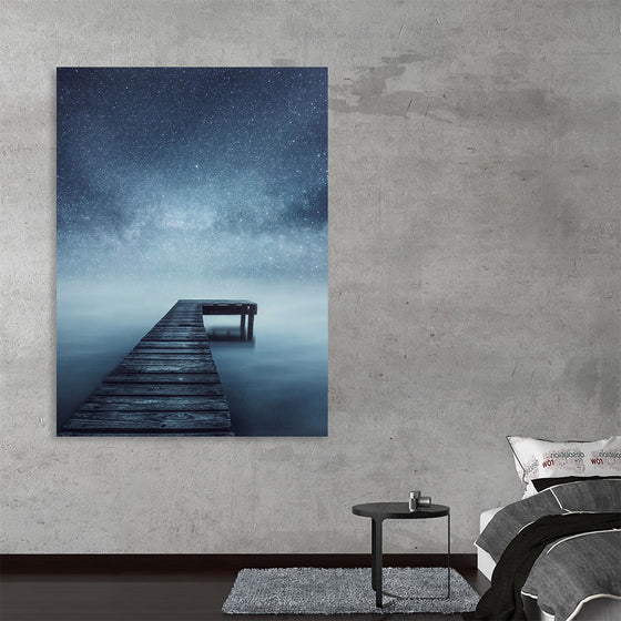 "Pier Jetty Night Sky", Andrea Stockel