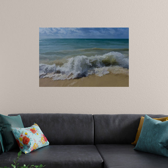 "Ocean Waves Painting"