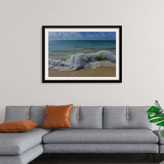 "Ocean Waves Painting"