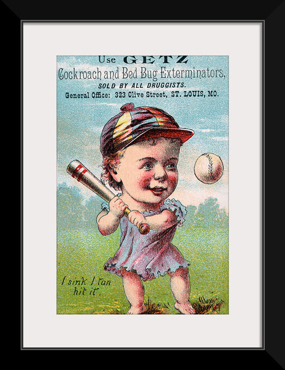 "Vintage Baseball Player Cartoon"