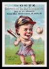 "Vintage Baseball Player Cartoon"