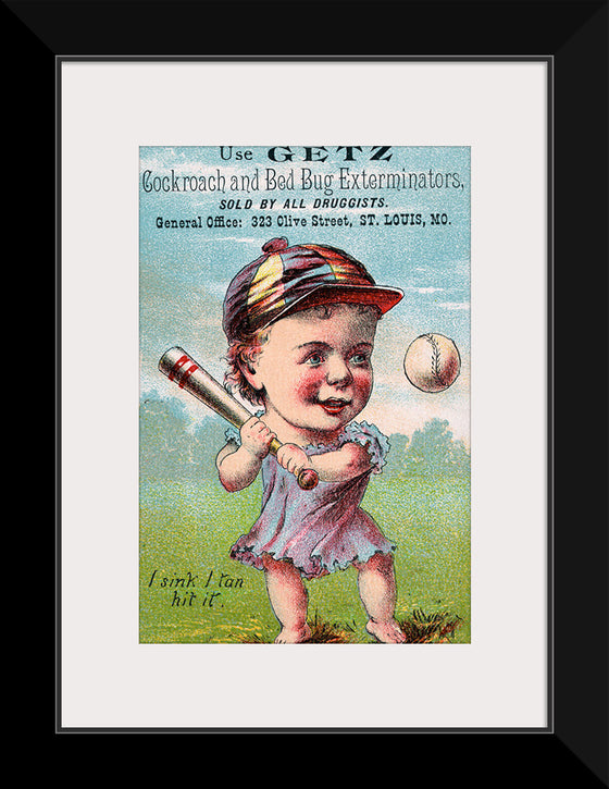 "Vintage Baseball Player Cartoon"