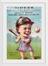 "Vintage Baseball Player Cartoon"