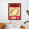 "Retro Baseball Poster"