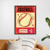 "Retro Baseball Poster"