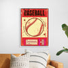 "Retro Baseball Poster"