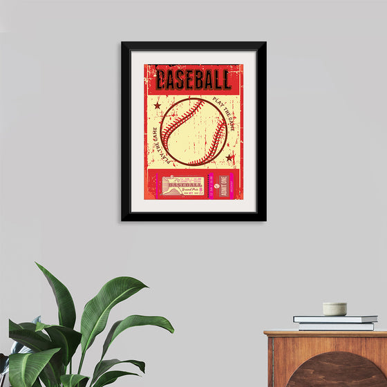 "Retro Baseball Poster"