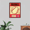 "Retro Baseball Poster"