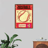 "Retro Baseball Poster"