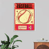 "Retro Baseball Poster"