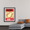 "Retro Baseball Poster"