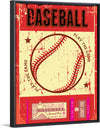 "Retro Baseball Poster"