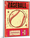 "Retro Baseball Poster"