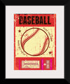 "Retro Baseball Poster"