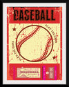 "Retro Baseball Poster"